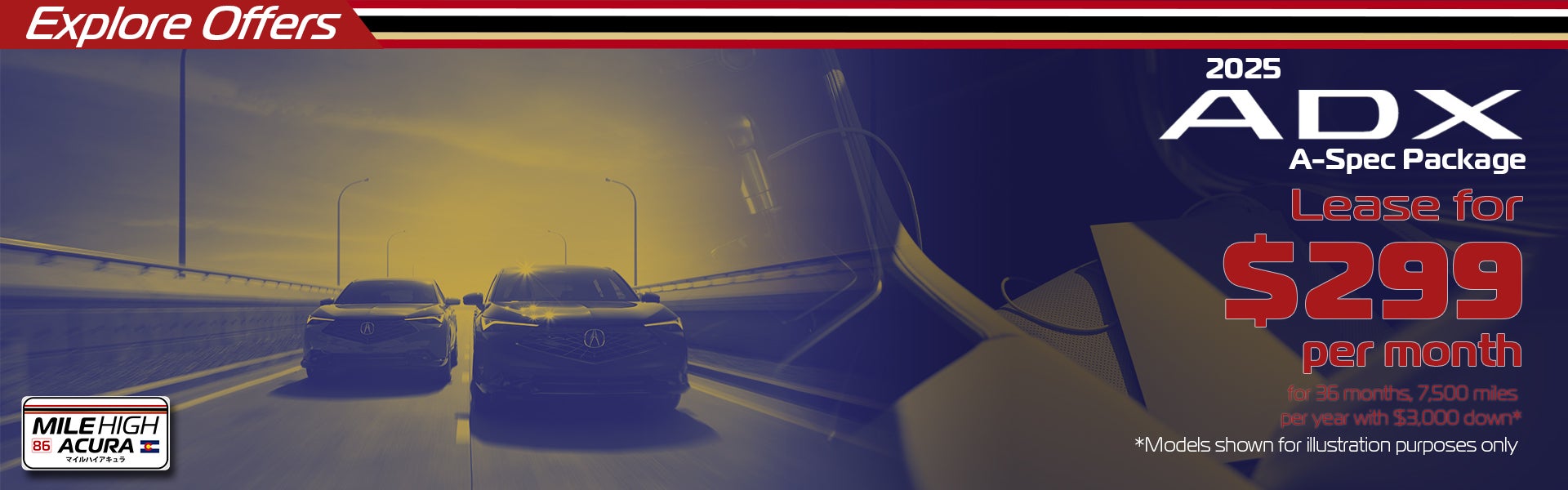 2025 ADX Lease Offer for $299 per month