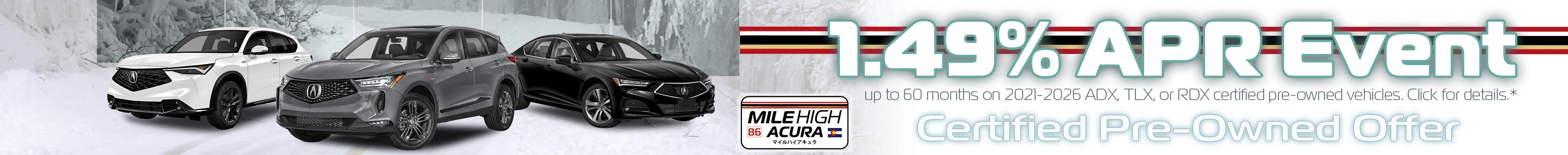 Acura CPO Special APR Offer