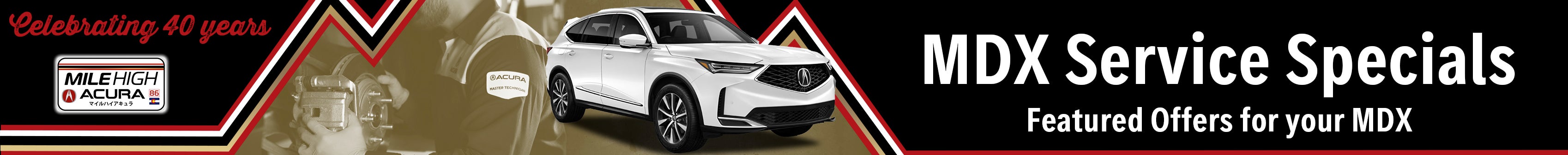MDX Service Specials